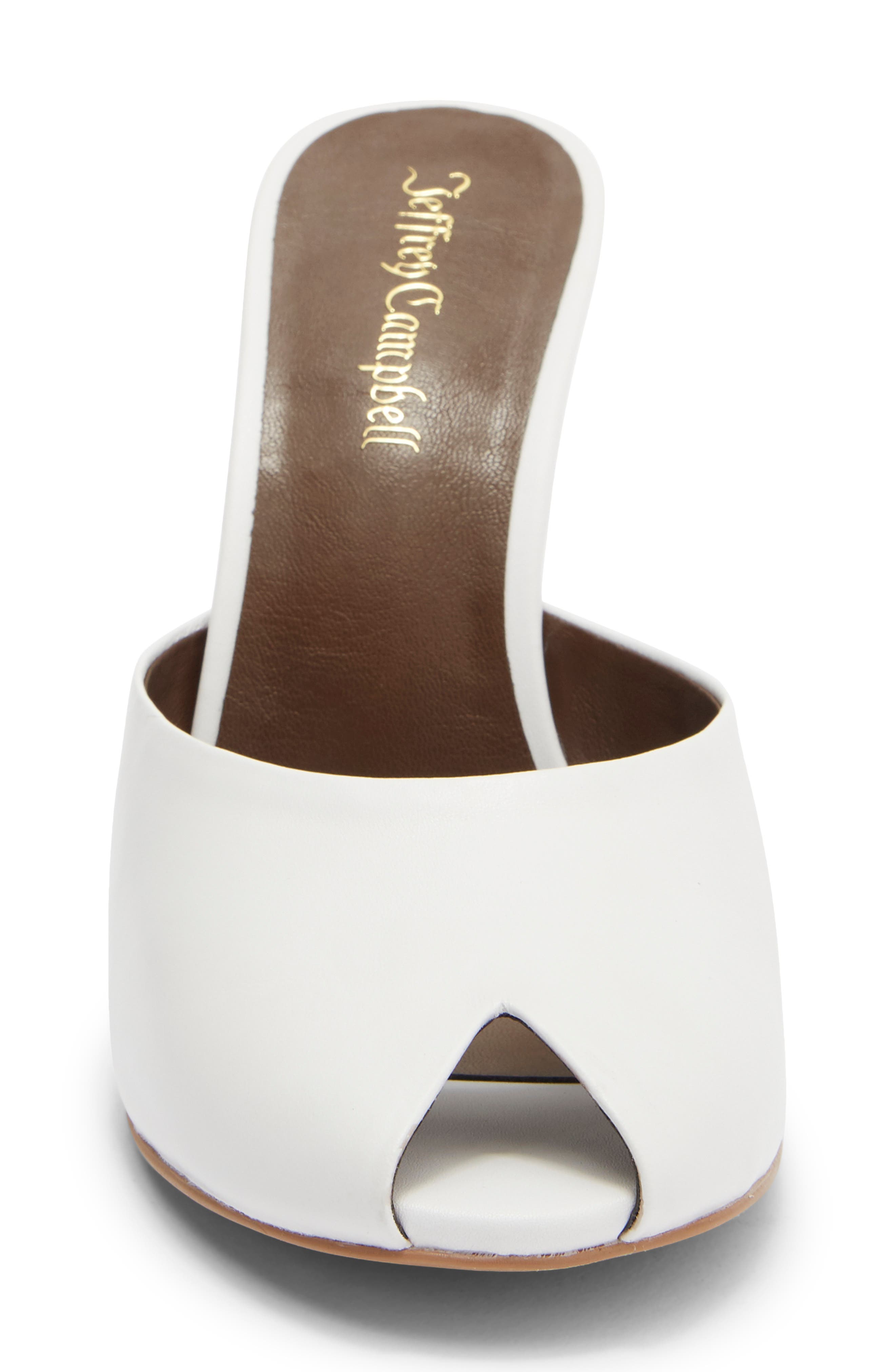 Fresa Peep Toe Sandal, Alternate, color, WHITE