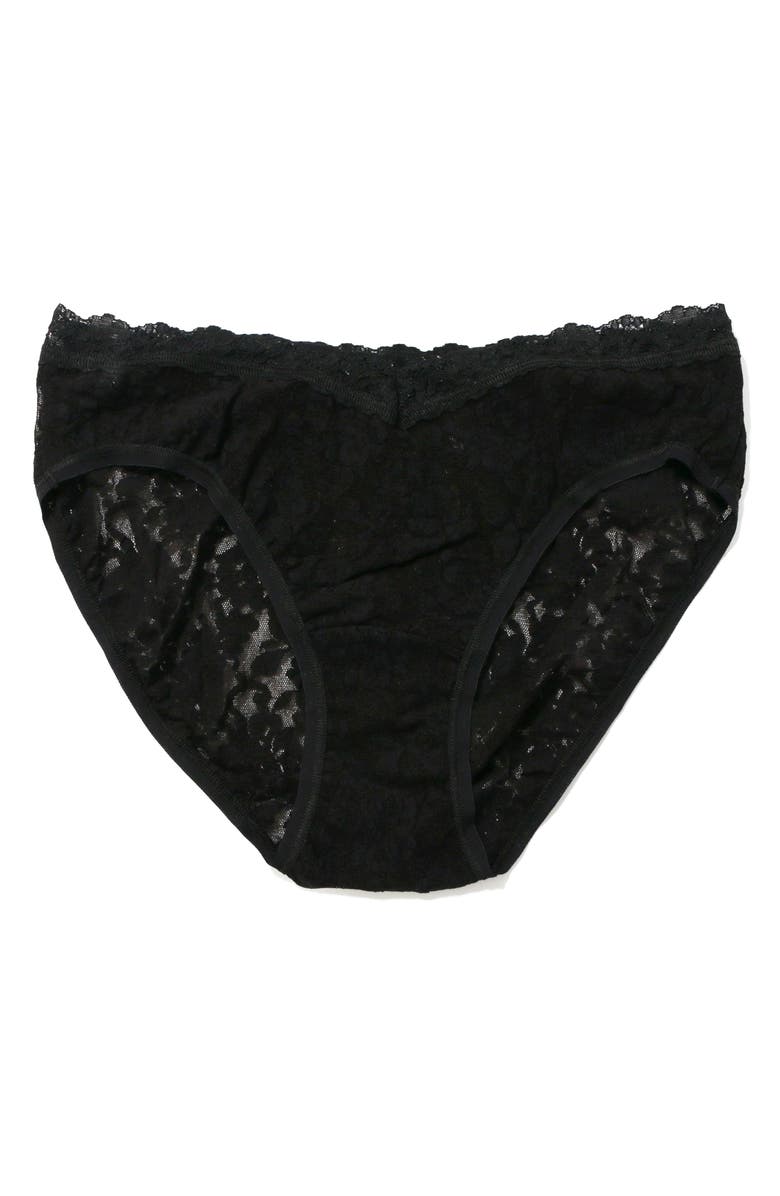 Hanky Panky High Cut Briefs, Alternate, color, Black