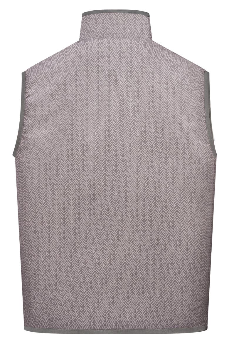 Tweed Print Breaker Vest, Alternate, color, OPAL GREY/ CHARCOAL GREY
