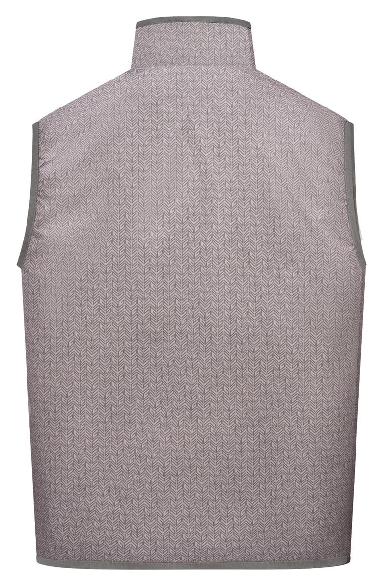 Eastside Golf Tweed Print Breaker Vest, Alternate, color, Opal Grey/ Charcoal Grey