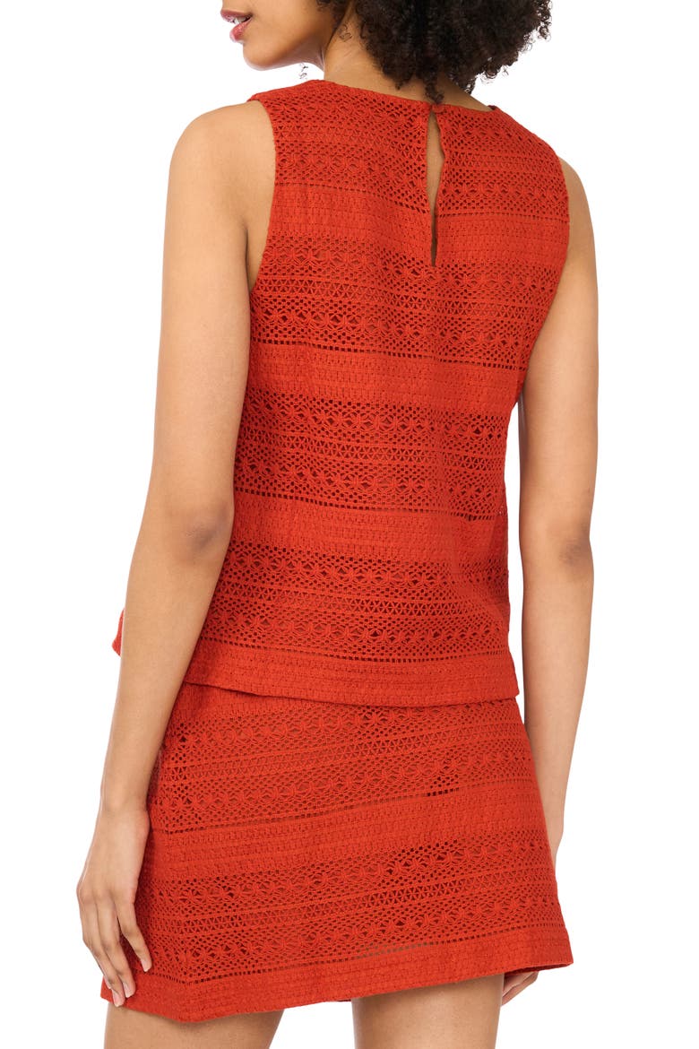 Mesh Crewneck Tank, Alternate, color, ROOIBOS TEA