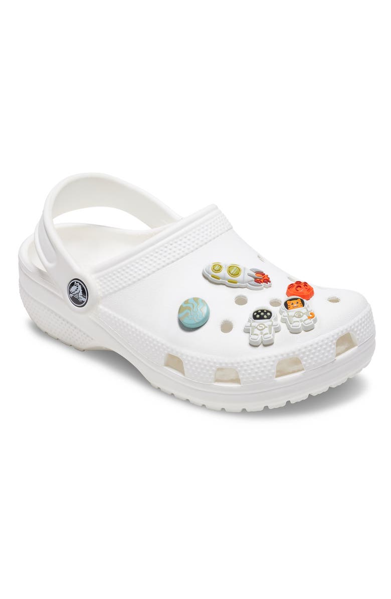 CROCS Astronaut 5-Pack Jibbitz Shoe Charms, Alternate, color, White