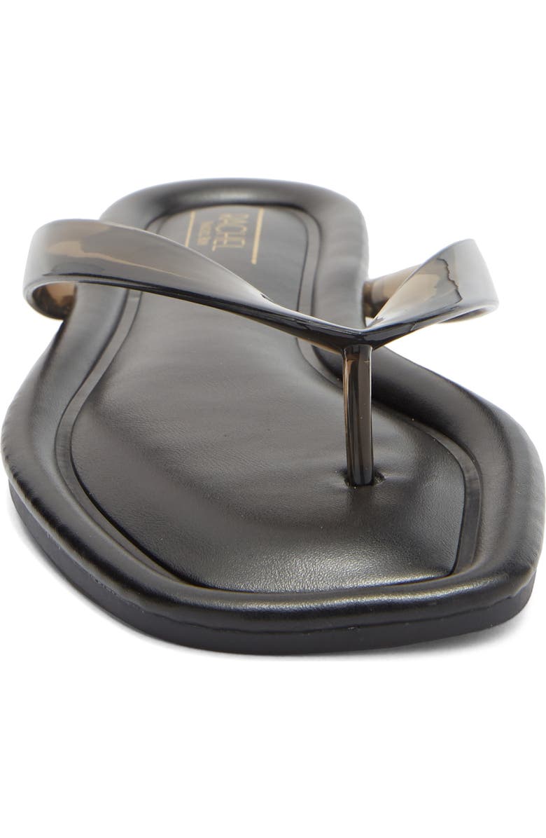 RACHEL Rachel Roy Montauk Flip Flop, Alternate, color, Black Clear