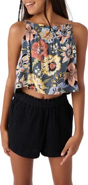 O'Neill Kids' Indyah Floral Crop Camisole