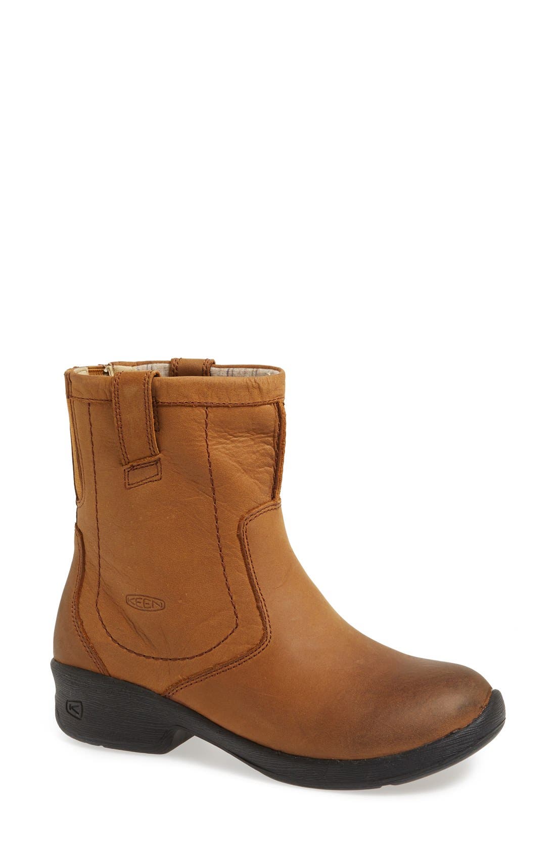 'Tyretread' Ankle Boot, Main, color, DEER TAN