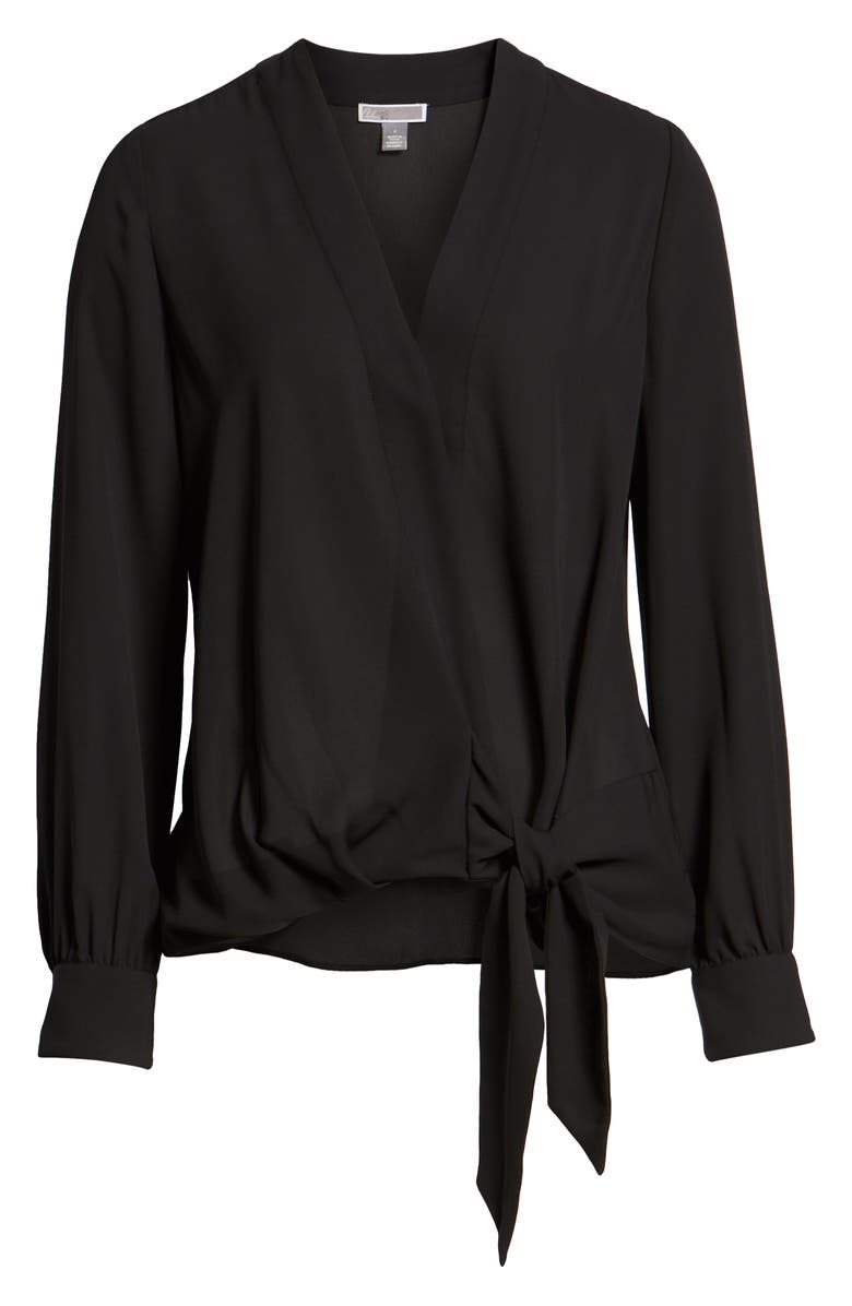 Chelsea28 Tie Front Top, Alternate, color, 