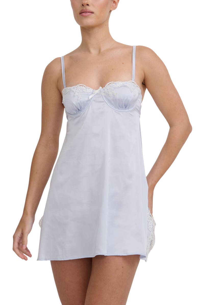 Kat The Label Cinderella Underwire Lace Trim Slip, Main, color, Cinderella
