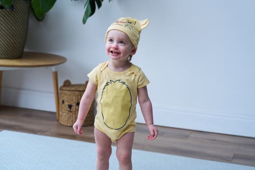 Disney Bodysuit & Hat Set In Yellow