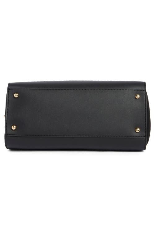 Nanette Lepore Quentin East/west Triple Section Satchel Bag In Black