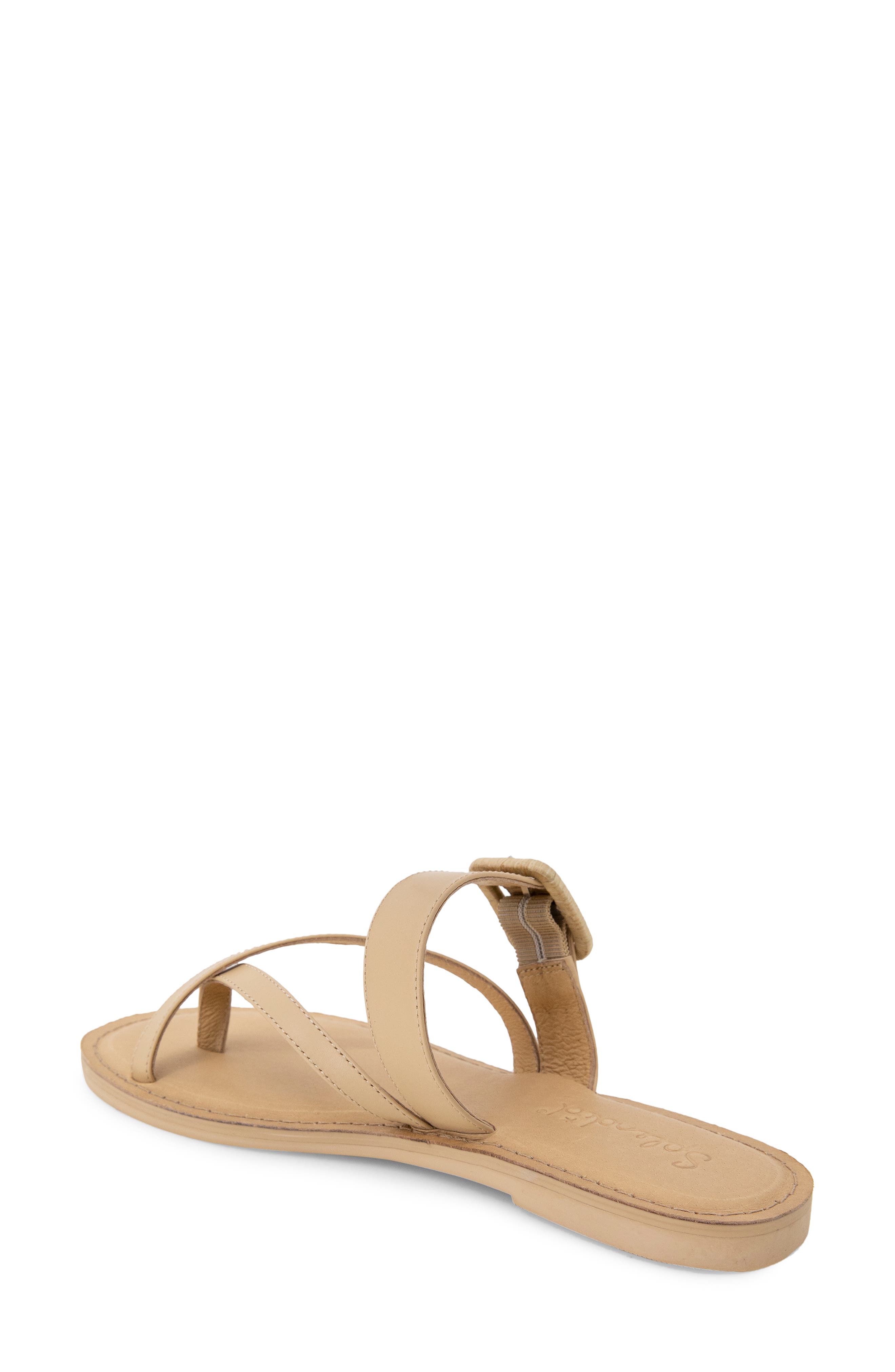 Splendid Sutton Toe Loop Sandal, Alternate, color, Light Almond