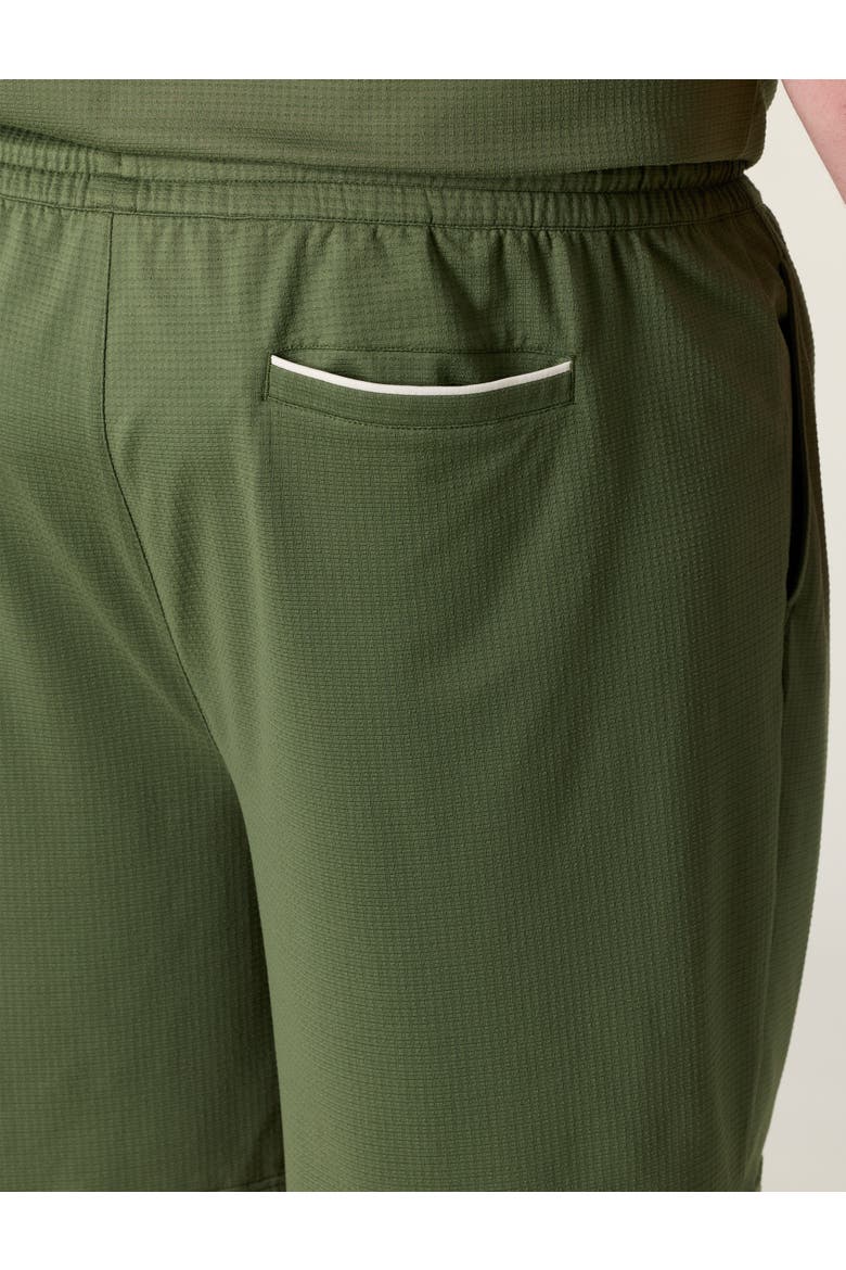 Big & Tall Performance Piped Shorts, Alternate, color, LEGACY GREEN