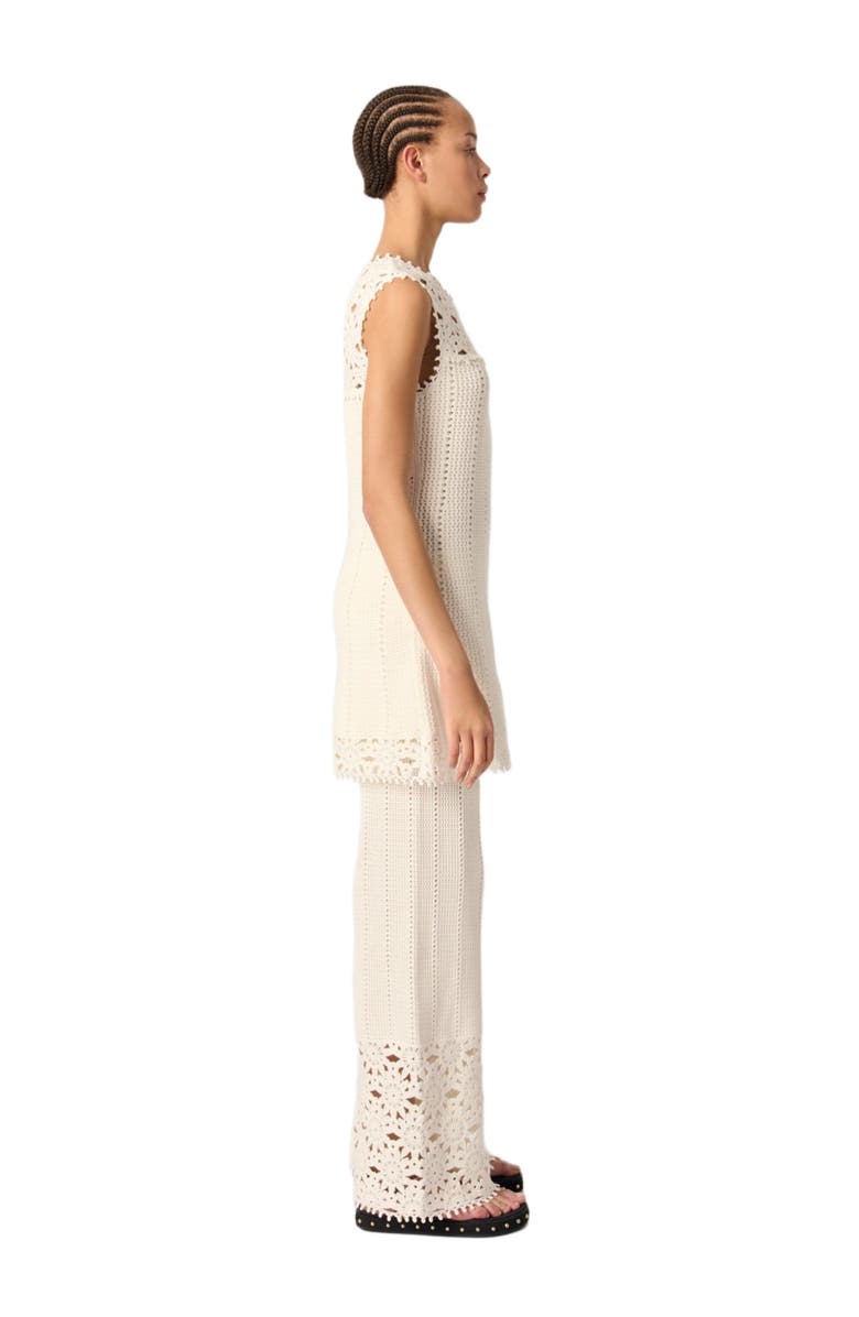 maje Mini crochet dress, Alternate, color, 