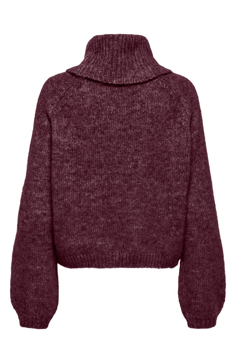 Only Gila Life Turtleneck Sweater, Alternate, color, Winetasting Detail M