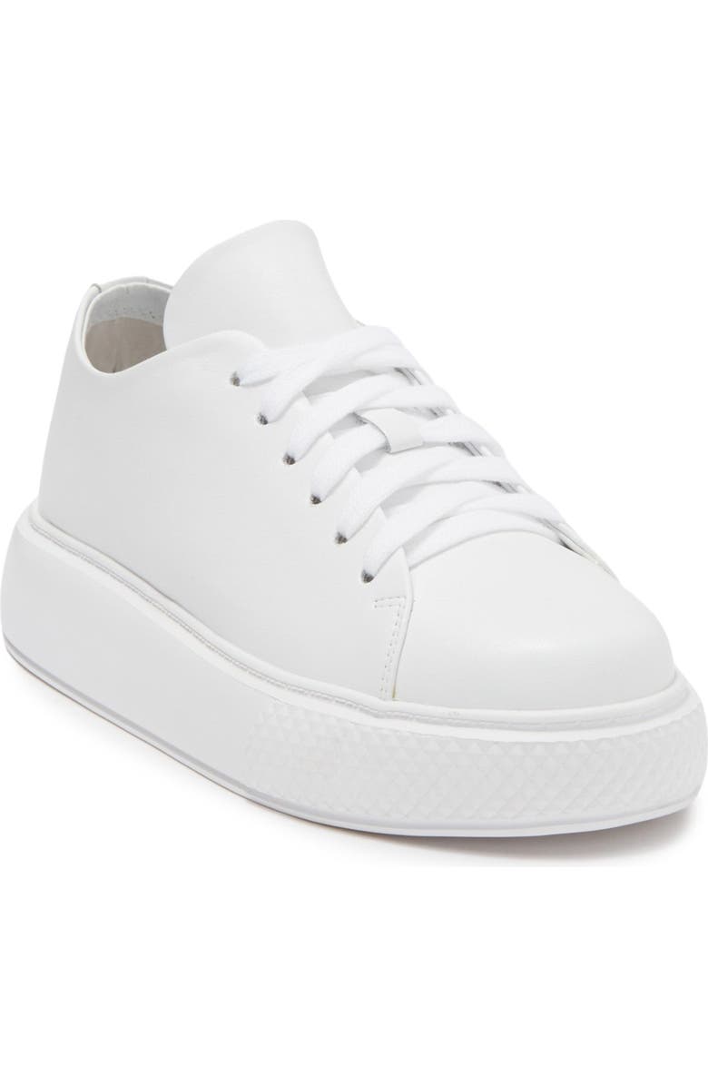 Jeffrey Campbell Parry Leather Platform Sneaker, Main, color,