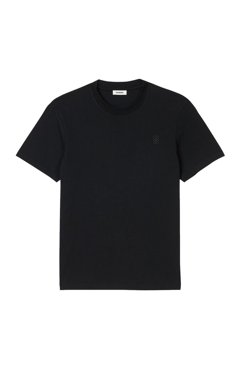 SANDRO Cotton T-shirt, Alternate, color, 