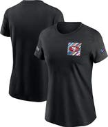 Nike Women's Nike Black San Francisco 49ers 2023 NFL Crucial Catch Sideline Tri-Blend T-Shirt