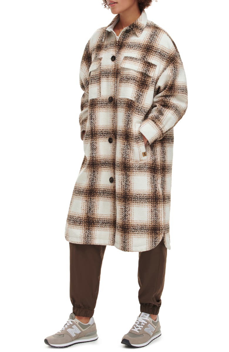 Levi's<sup>®</sup> Plaid Long Shacket, Alternate, color,