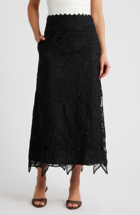 Lori Lace Midi Skirt
