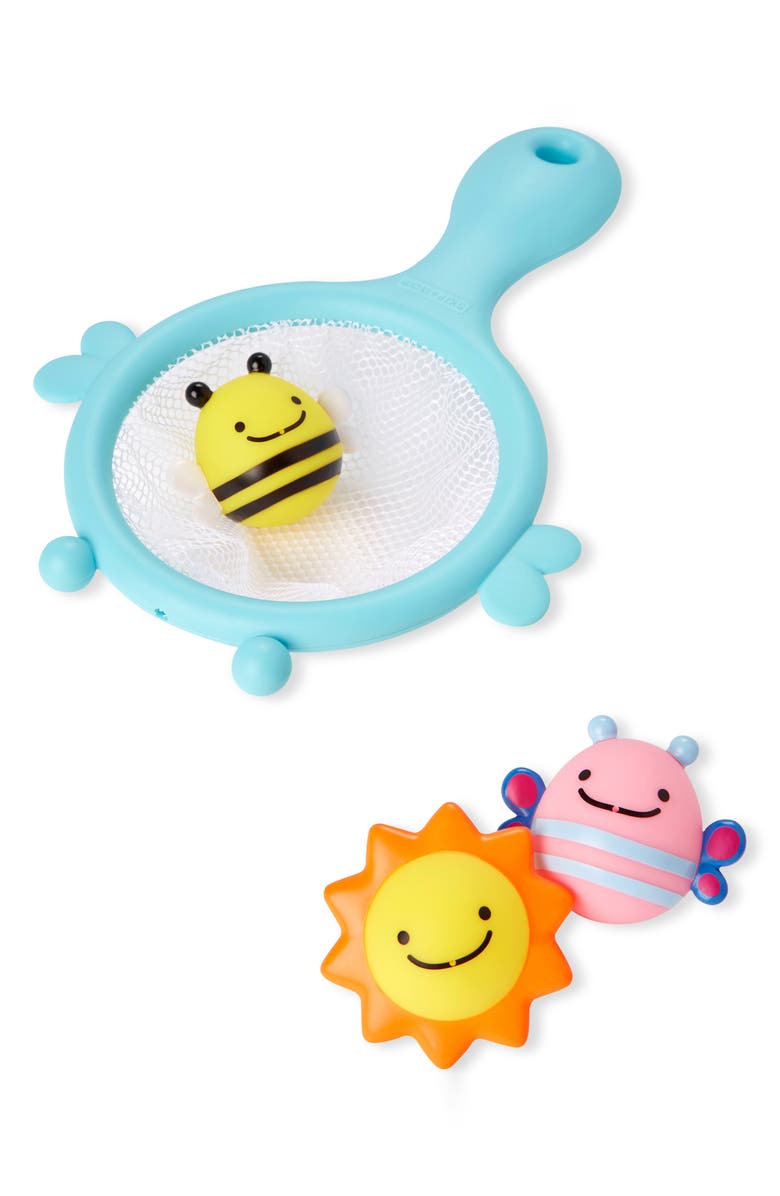 Skip Hop Zoo Scoop & Catch Squirties Bath Toys, Main, color,
