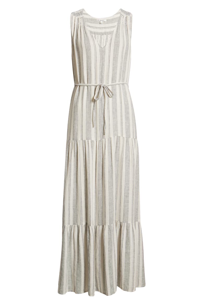 Rosemary Sleeveless Maxi Dress, Alternate, color, NAVY STRIPE