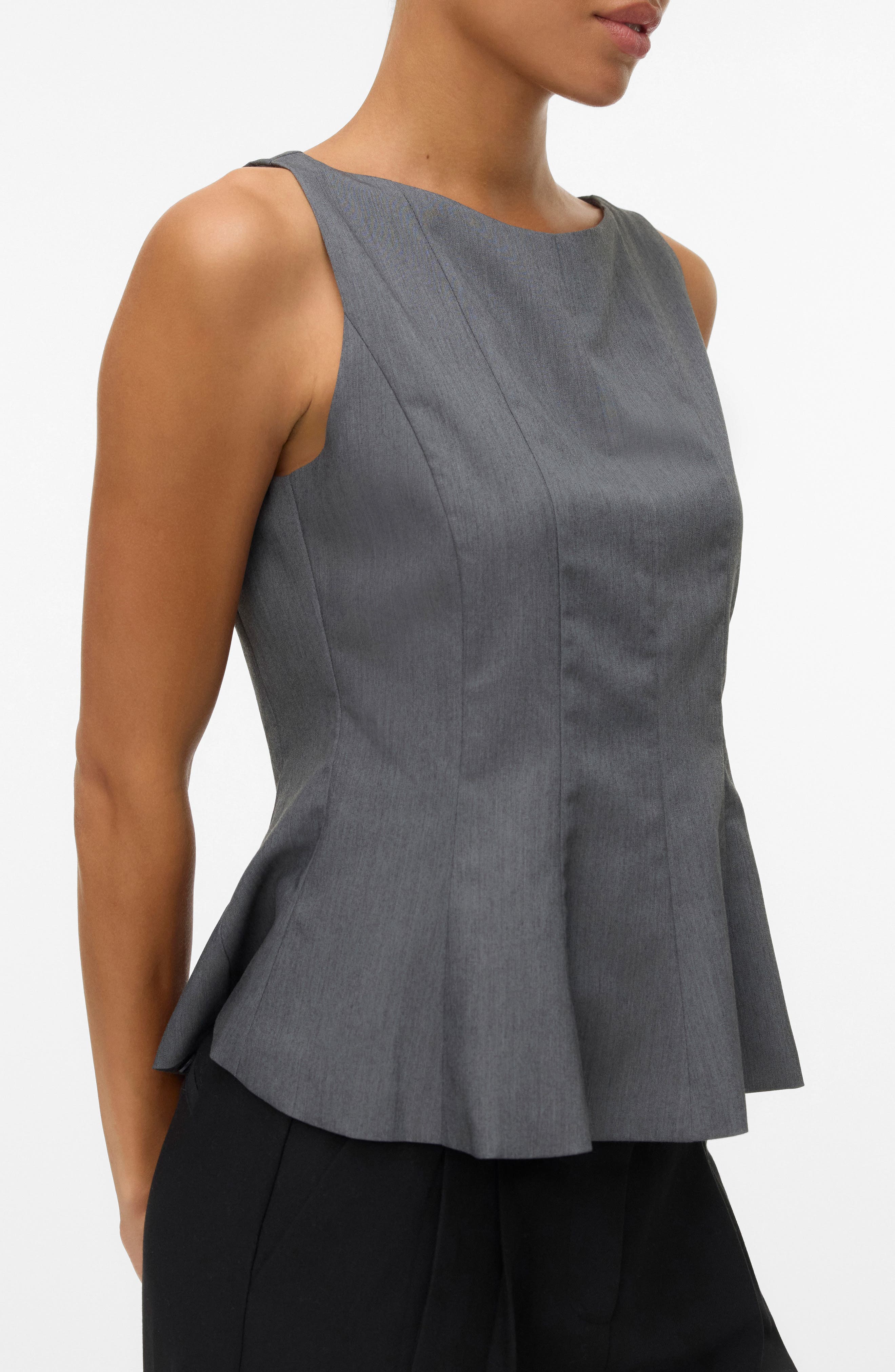 VERO MODA Kimberly Sleeveless Peplum Top
