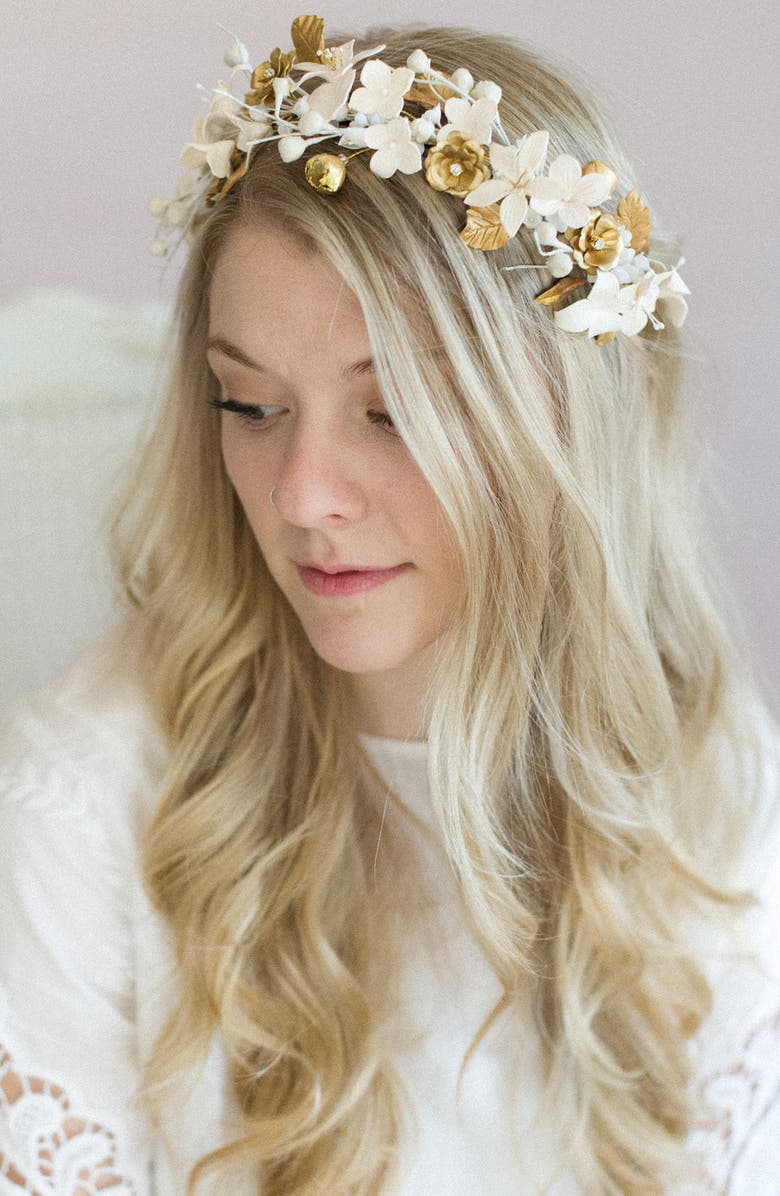 twigs & honey Woodland Flora Headband, Alternate, color, 