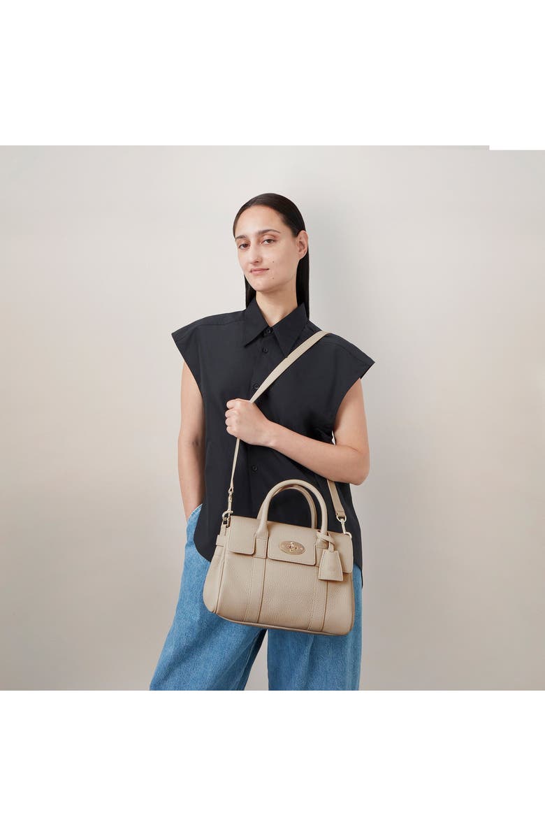 Mulberry Small Bayswater Satchel, Alternate, color, Chalk