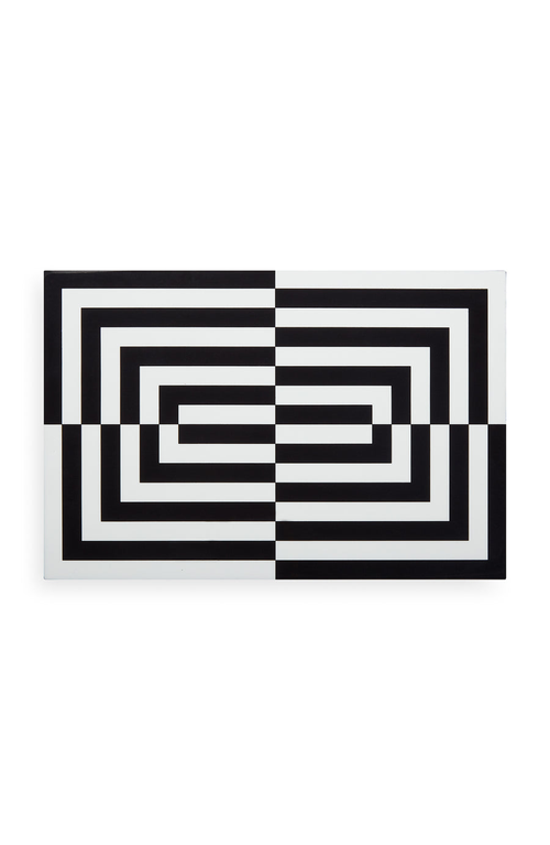 Jonathan Adler Large Lacquer Box In Op Art