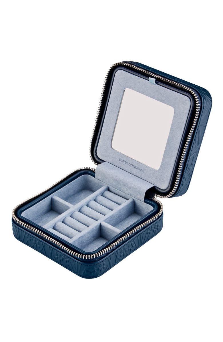 WOLF X LIBERTY Small Travel Zip Case, Alternate, color, Navy