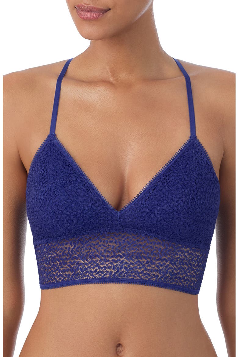 Modern Lace Longline Bralette, Main, color, ATLANTIC BLUE