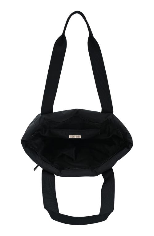 Sasha + Sofi Large Pocket Tote Bag In Black