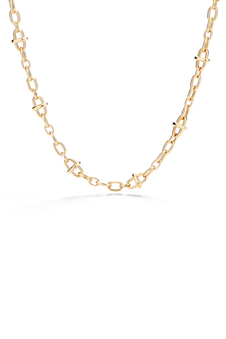 Iconica Chain Necklace, Alternate, color, YELLOW GOLD