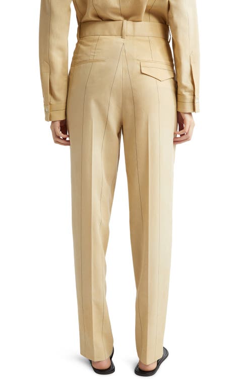 Partow Morrison Pin Stripe Straight Leg Pants In Cortado