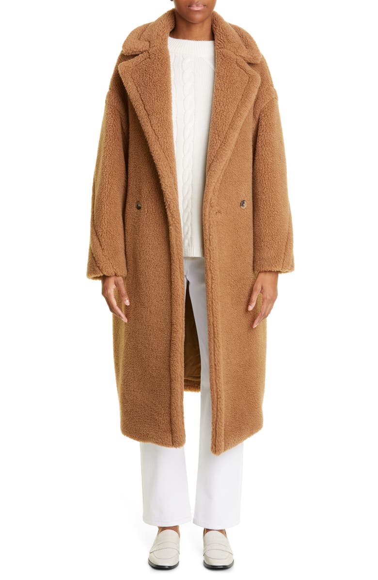 Max Mara Teddy Bear Icon Faux Fur Coat, Main, color, 