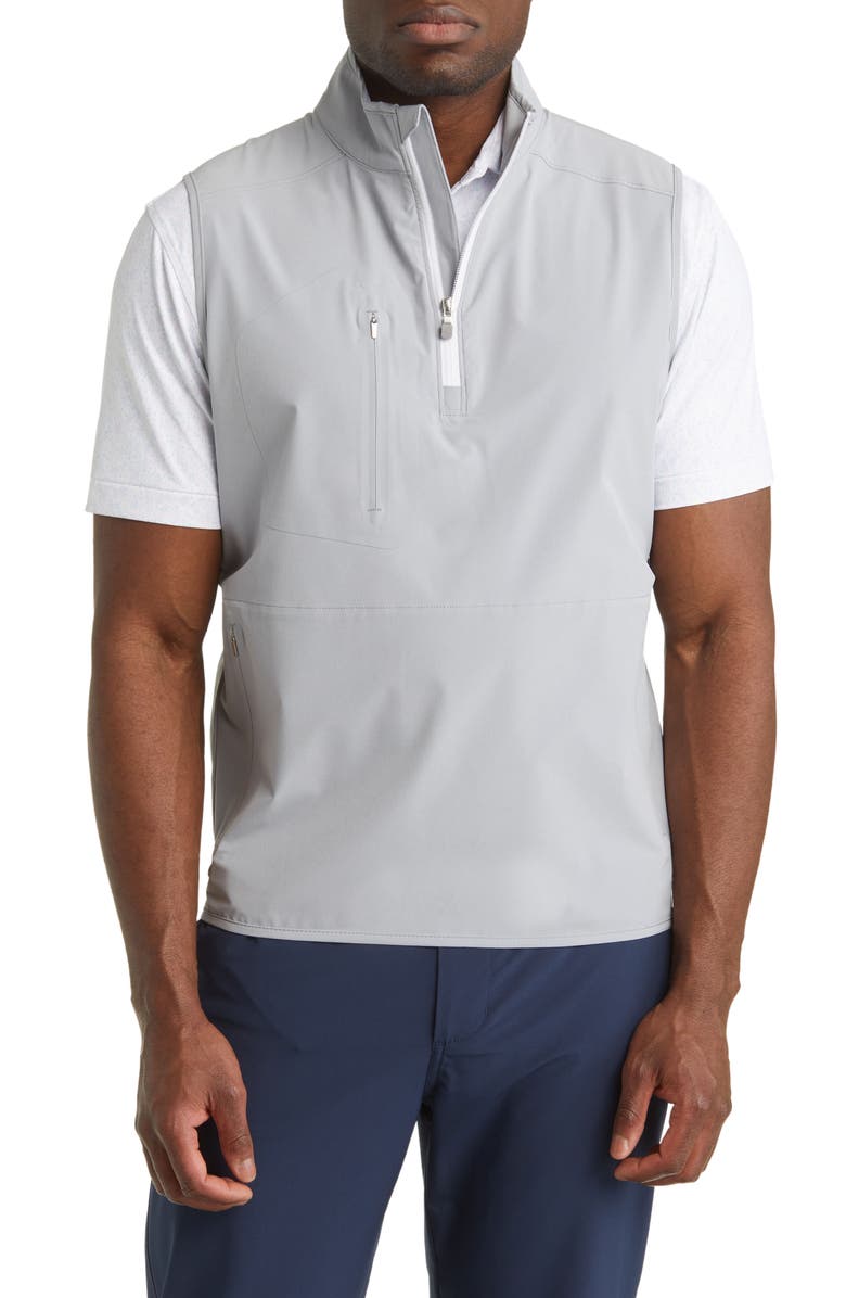 Peter Millar Crown Craft Flex Adept Water Resistant Half-Zip Vest, Main, color, 