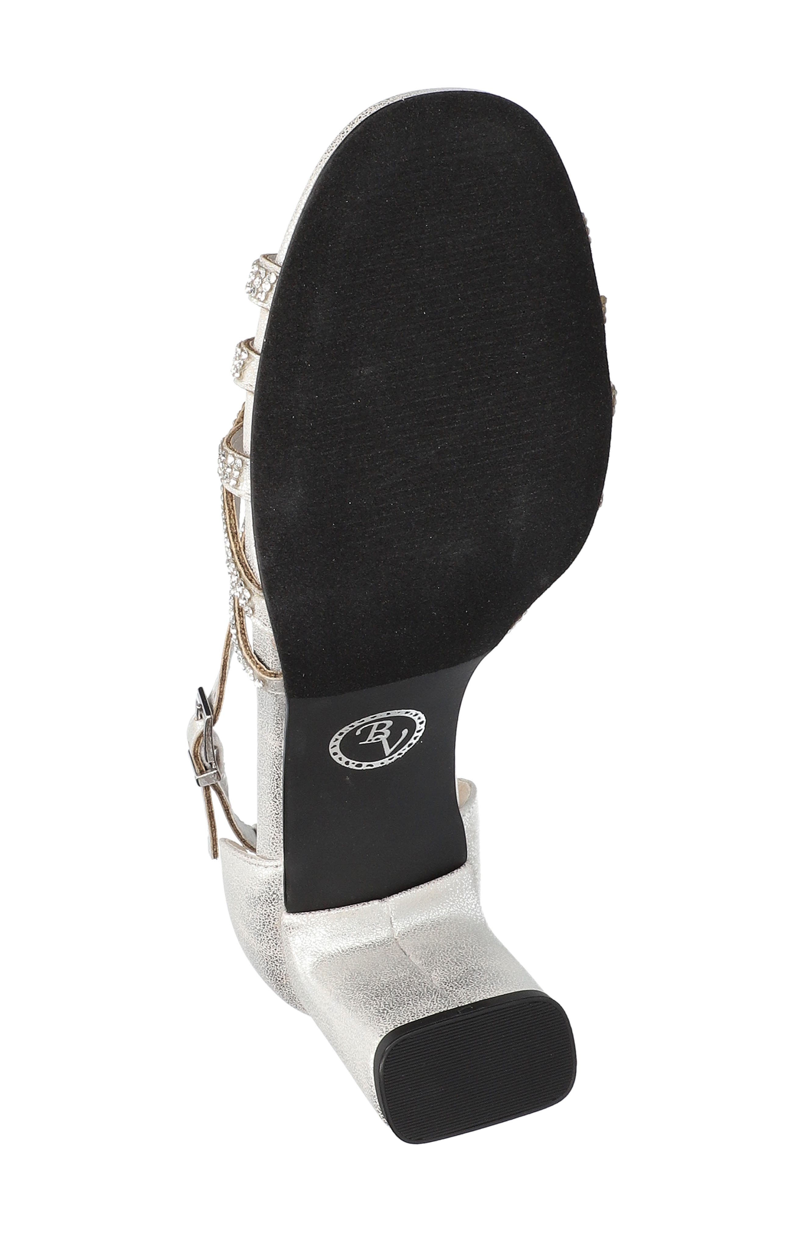 Bella Vita Aliette Sandal, Alternate, color, Silver Metallic