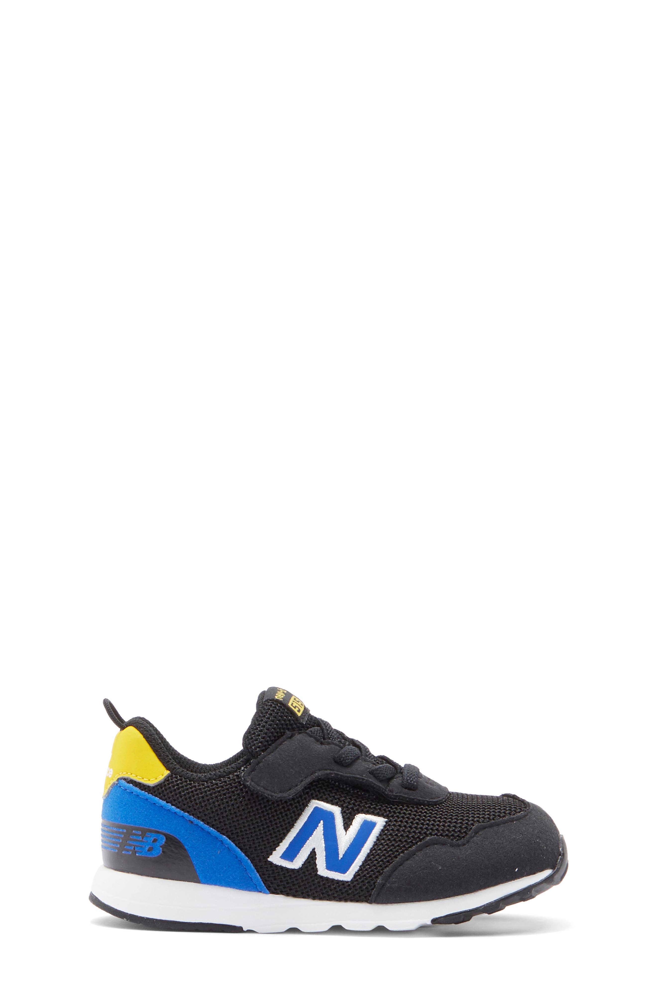 New Balance Kids' 515 Sneaker, Alternate, color, Black/ Blue Gemstone