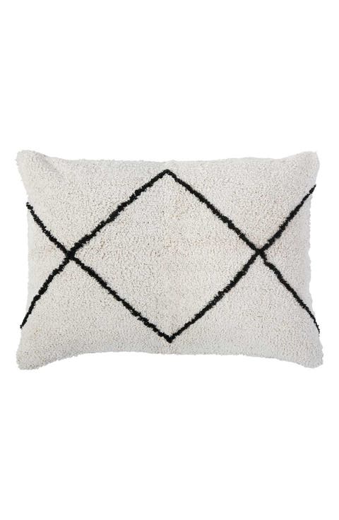 Big Geo Pattern Plush Accent Pillow