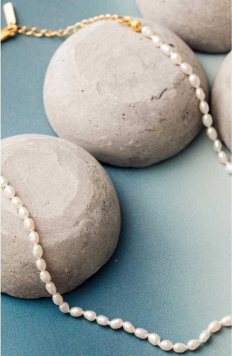 Mantra Intention Pearl Chain, Alternate, color, Pearl