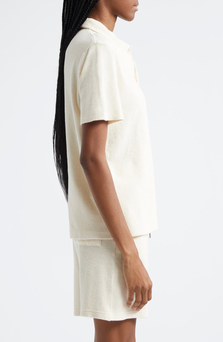 Sporty & Rich Hotel du Cap Cotton Terry Cloth Polo | Nordstromrack