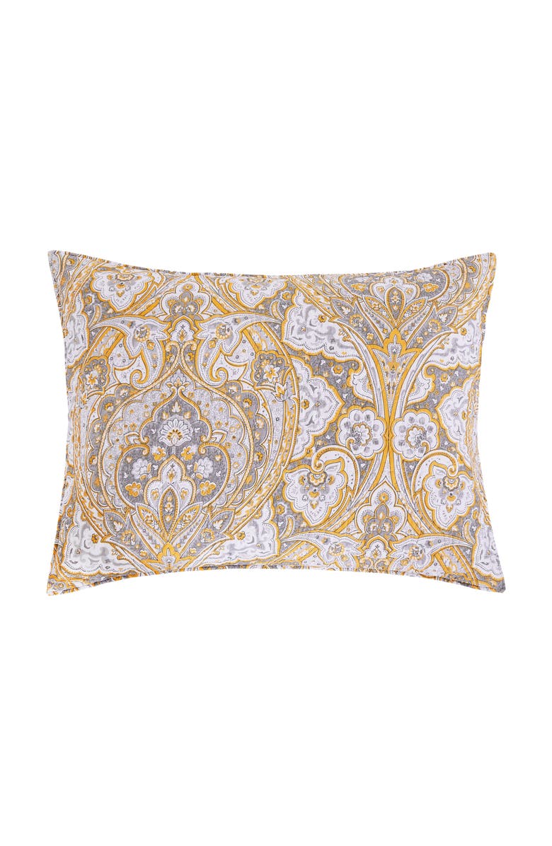 C&F Home Shay Damask Quilt Set Bedding Collection, Alternate, color, Orange