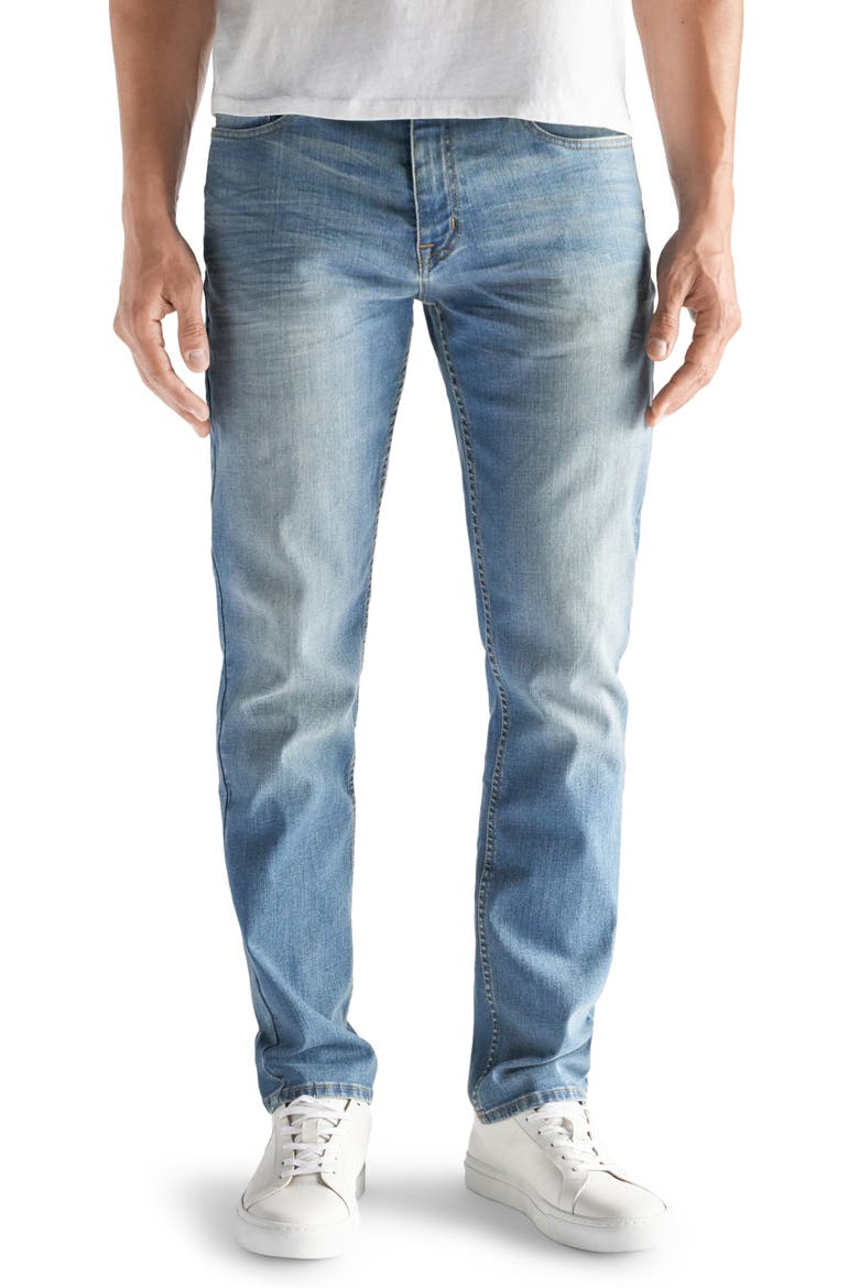 Athletic Fit Performance Stretch Jeans, Main, color, GATES
