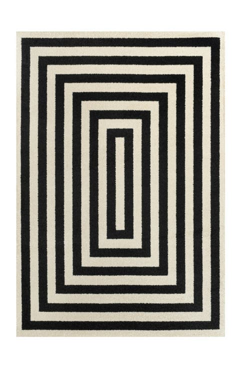 Bandol Modern Classic Mitre Stripe Area Rug