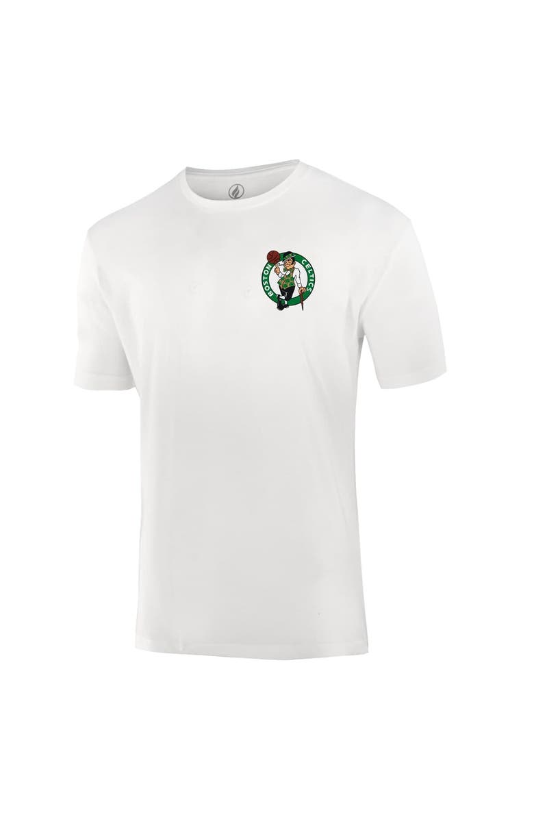 FISLL Unisex FISLL  White Boston Celtics Burst Logo T-Shirt, Alternate, color, White