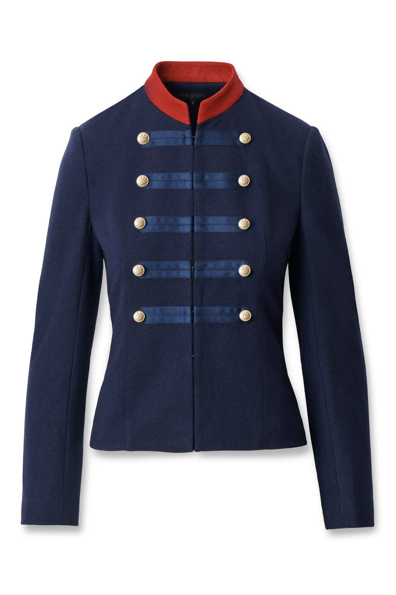 Mercer Regalia Wool Blazer, Alternate, color, NAVY