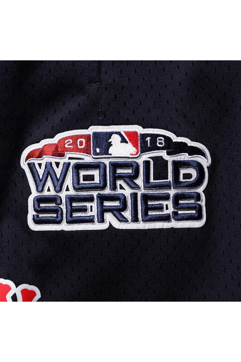 Men's Pro Standard Navy Boston Red Sox 2018 World Series Mesh Shorts, Alternate, color, Navy