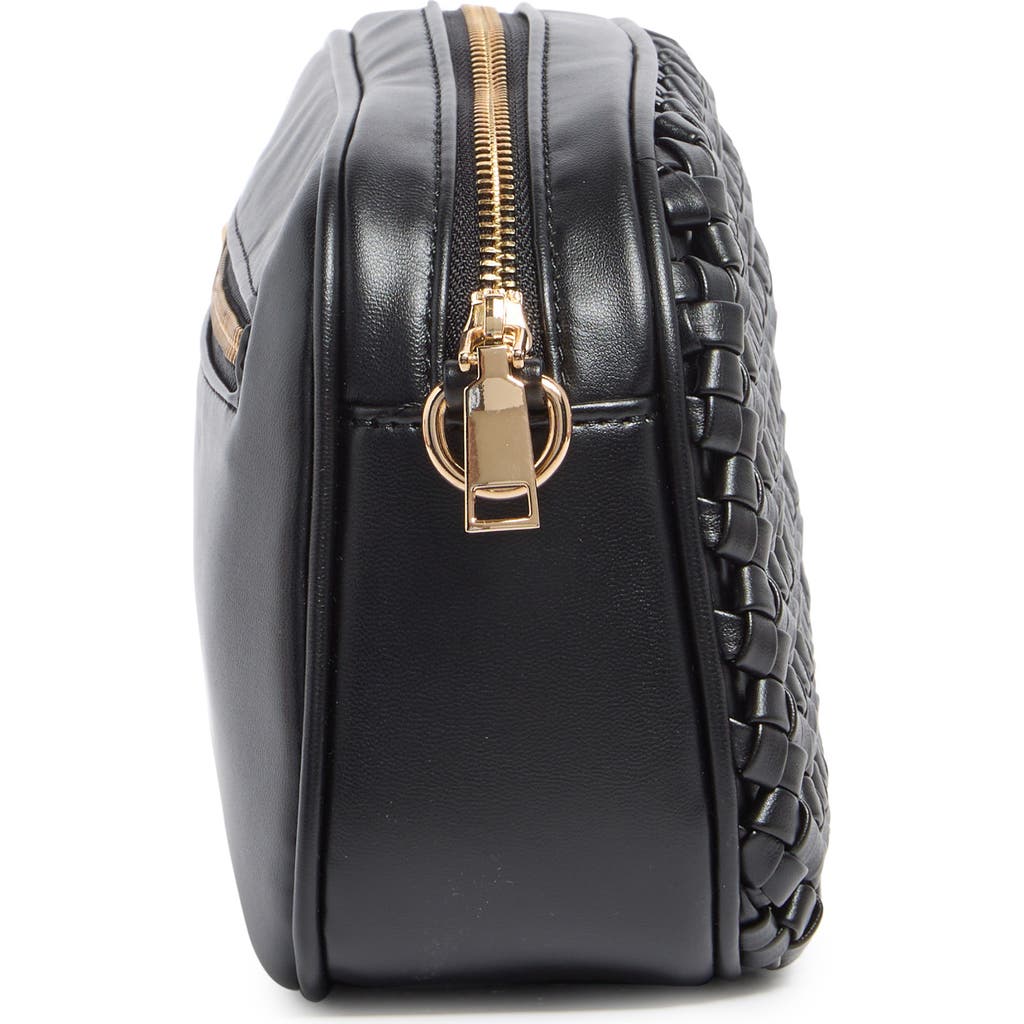 Urban Expressions Handbags Woven Crossbody Bag In Black