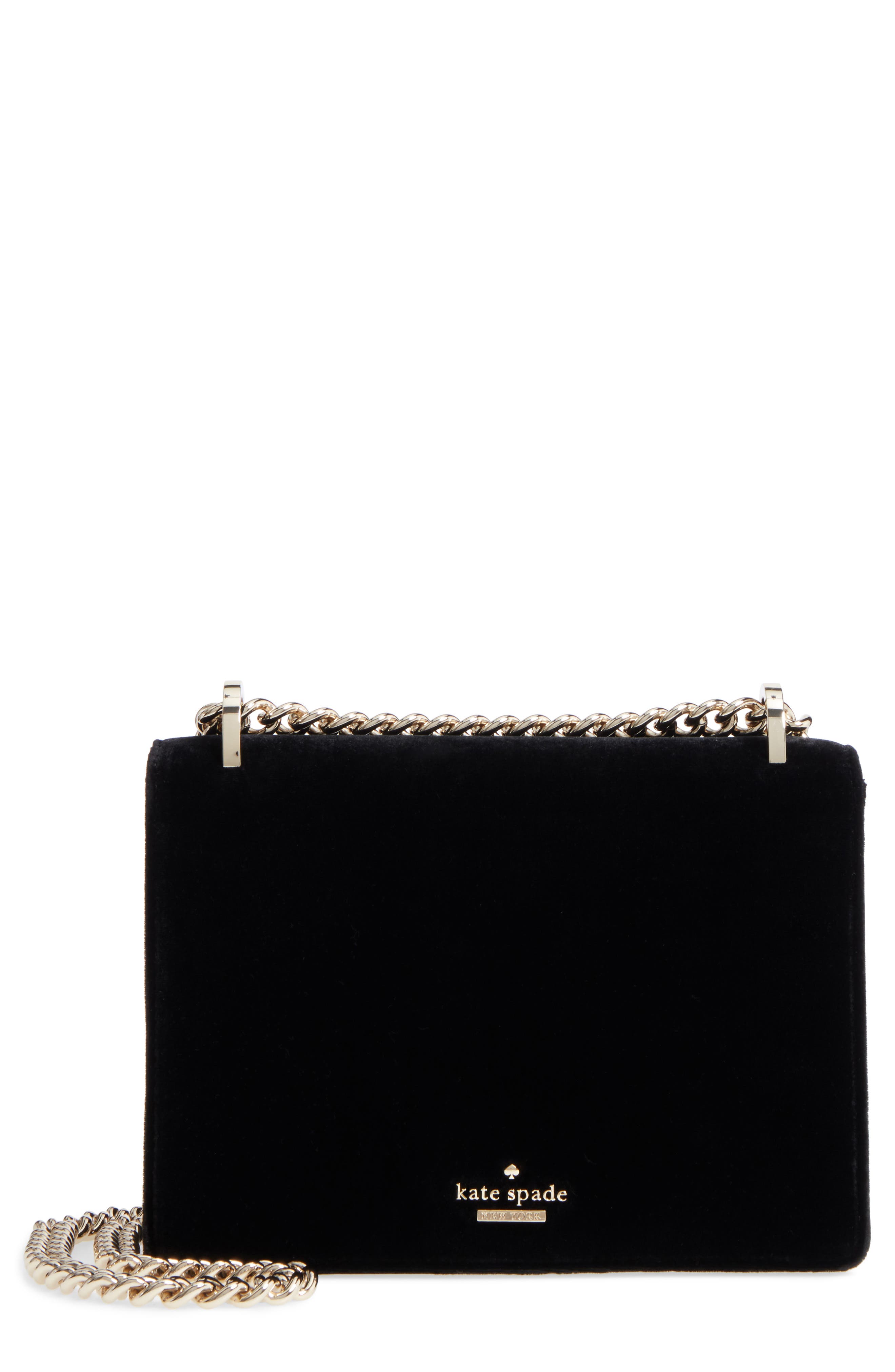 watson lane marci velvet clutch, Main, color, BLACK