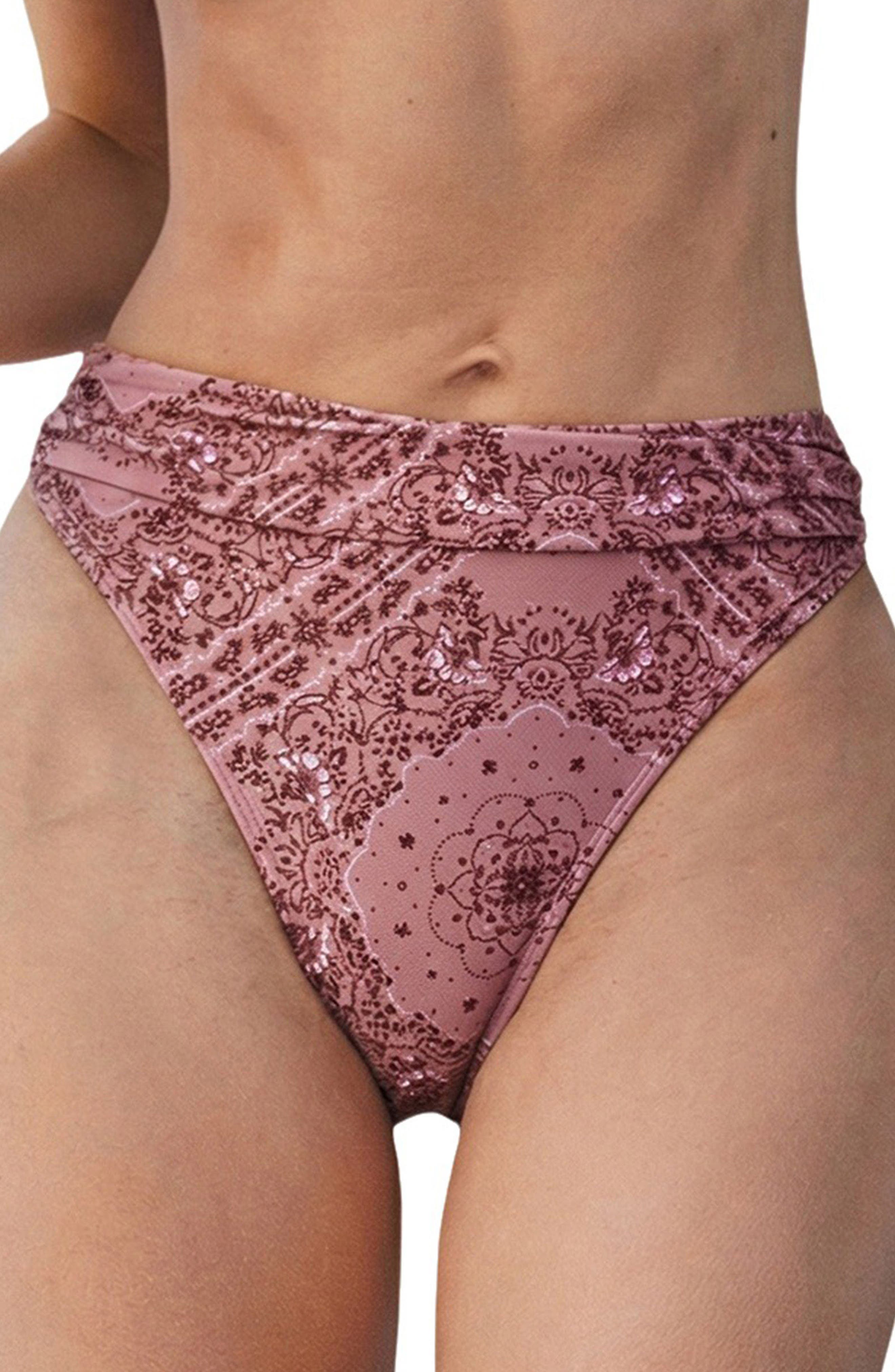 Cupshe High Waist Bikini Bottoms