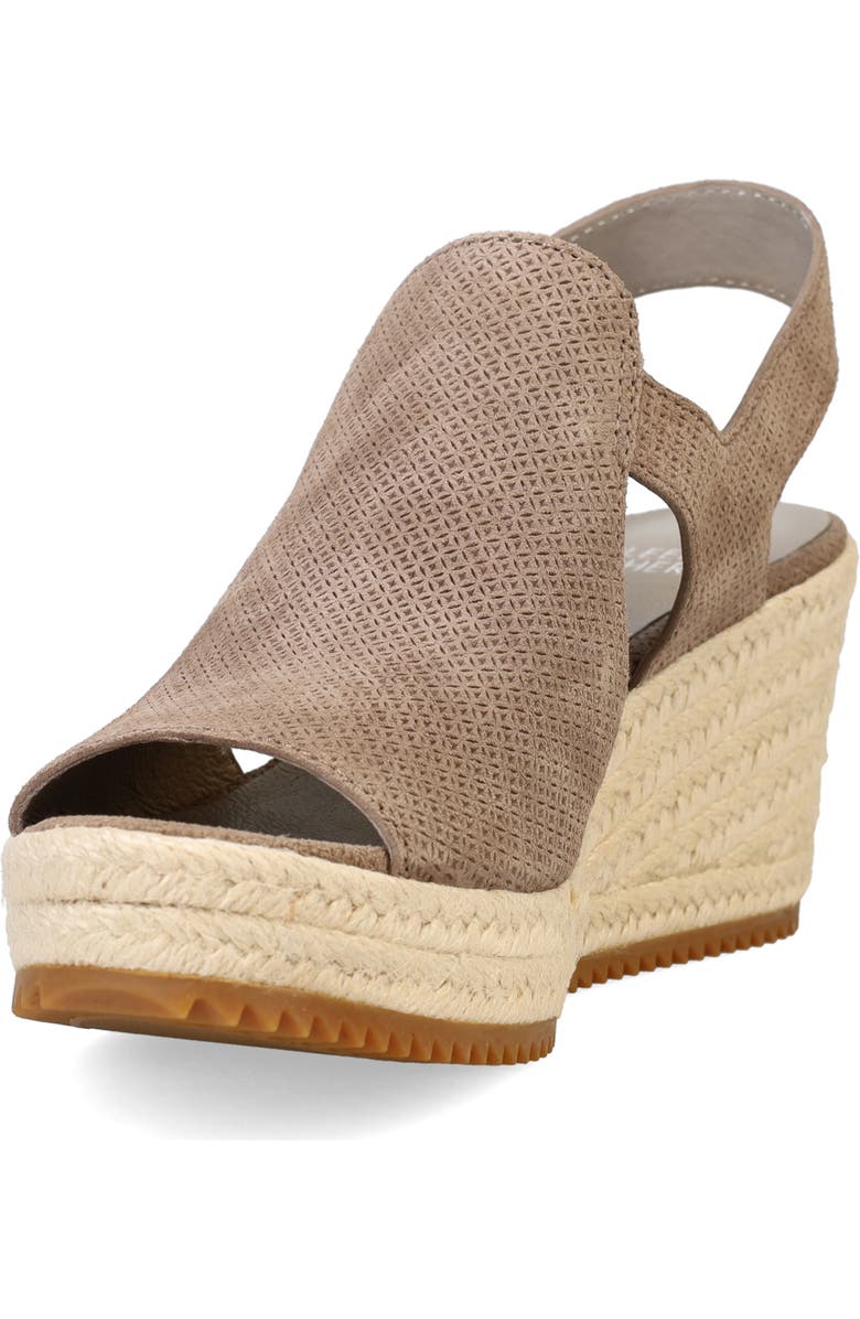 Eileen Fisher Wilda Slingback Espadrille Platform Wedge Sandal, Alternate, color, Marble